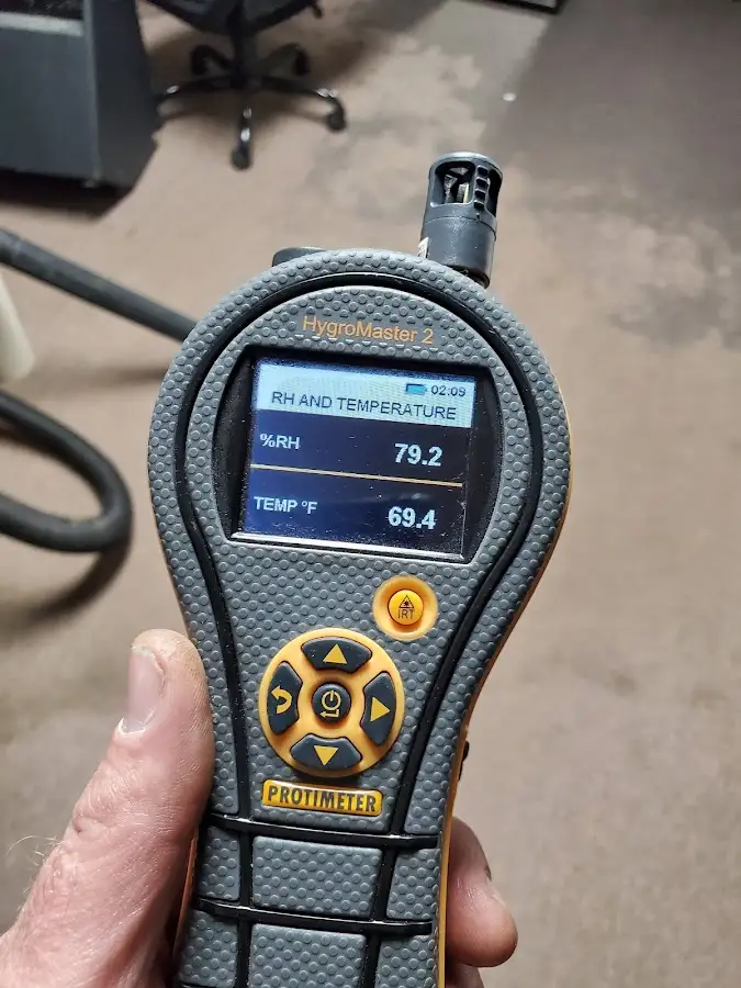 Moisture meter humidity assessment for Fire & Smoke Damage Restoration in San Gabriel